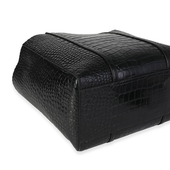 Balenciaga Crocodile-Embossed Leather Small Everyday Tote - Picture 7 of 7